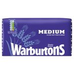 warburtons white medium bread 800g