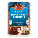 grants minced beef & onions 392g