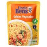 uncle bens golden vegetable express rice 250g