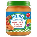 heinz mum sweet potato & tender chicken jar 128g
