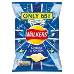 walkers cheese & onion 65p 32.5g