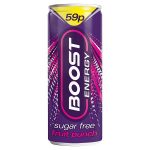 boost energy sugar free punch 59p 250ml