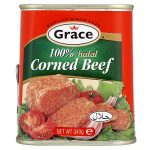 grace halal corned beef 100% 340g