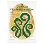 mrs unis nan bread garlic & coriander 2s