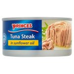 princes tuna steak in sunflower oil 160g