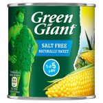 green giant salt free sweetcorn 340g